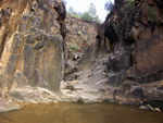 Creek with petroglyphs Flinders Ranges