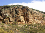Rock wall in Wilpena Pound