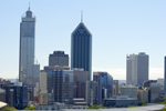 Perth seen from the Swan River