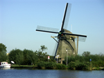 Windmill along the Amstel River